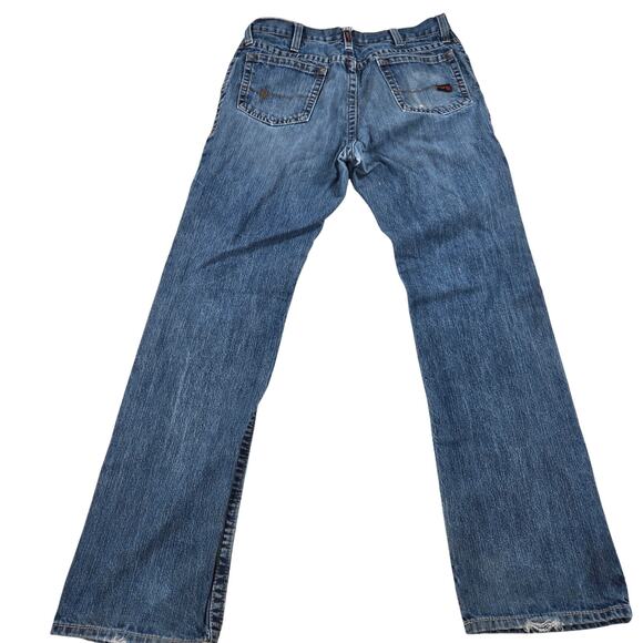 Ariat Flame Resistant M4 Relaxed Low Rise Basic Boot Cut Jean Men's Size 35 - Picture 9 of 12